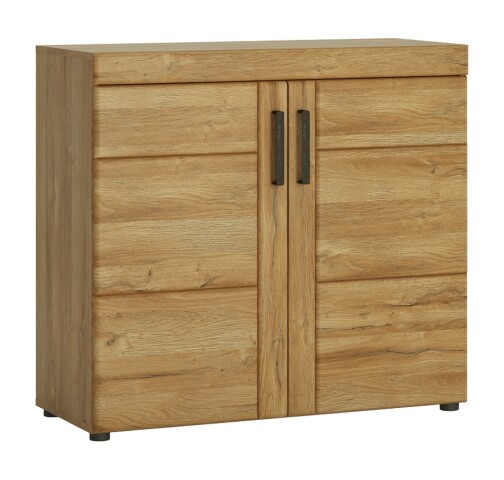 Kommode >CORTINA< in Grandson Eiche Dekor - 92,8x86x40,9 (BxHxT)