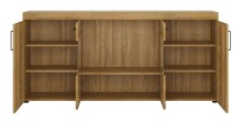 Sideboard >CORTINA< in Grandson Eiche Dekor - 185,1x86x40,9 (BxHxT)