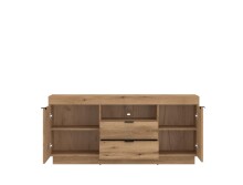 Lowboard >DELAMAR< in Coast Evoke Eiche Dekor -...