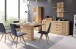 Sideboard >DELAMAR< in Coast Evoke Eiche Dekor - 185,9x85,8x39,6 (BxHxT)