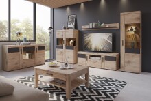 Couchtisch >GRANO< in Viking Eiche Dekor - 100x45,6x75 (BxHxT)