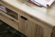Wohnwand >Delamar< (4-teilig) in Eiche Coast Evoke Dekor - 289x197x40 (BxHxT)