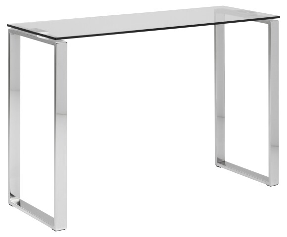 Glastisch >Katrine< in Klar, Glas - 110x76x40cm (BxHxT)