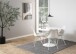 Esstisch >Ibiza< in weiss, MDF, Stahl - 74x110cm (HxD)