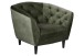 Sessel >Ria< in waldgrün, Polyester, Rubberwood - 97x78x84cm (BxHxT)