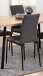 Esszimmerstuhl >Demina< (4er-Set) in Grau, Polyester, Stahl - 43,5x92x53 (BxHxT)