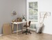 Schreibtischstuhl >Batilda -A1< in cognac, Polyurethan, Stahl - 55x87x54 (BxHxT)