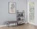 Polsterbank >Glory< in dusty rose, Polyester, Stahl - 95x45x38cm (BxHxT)