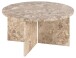 Couchtisch >Vega< in Braun, Marmor - 42x90cm (HxD)