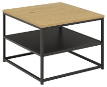 Couchtisch >Gila< in Wildeiche, MDF - 55x42x55cm...