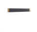 Wandboard >Eddie< in Eiche / schwarz, Eiche teilmassiv - 164x22x20cm (BxHxT)