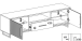 Wohnwand >Eddie< (4-teilig) in Eiche / schwarz - 341x197x40 (BxHxT)