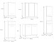 Badezimmer-Set >Veris< (5-teilig) in Artisan Eiche Dekor / salbei, Holzwerkstoff