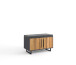 Garderoben-Set >Joe< (4-teilig) in Eiche / anthrazit - 165x197x40 (BxHxT)