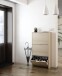 Schuhkipper >Shoe Cabinets< in Eiche - 60x113x22 (BxHxT)