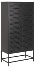 Mehrzweckschrank >Newcastle< in schwarz, Stahl -...
