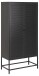 Mehrzweckschrank >Newcastle< in schwarz, Stahl - 80x160x40cm (BxHxT)