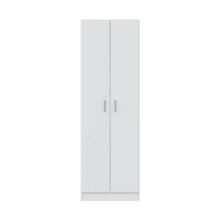 Mehrzweckschrank >Multipurpose< in Weiß - 59x180x37 (BxHxT)