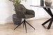 Armlehnstuhl >Brenda< in Braun, Polyester, Stahl - 58x84,5x54,5cm (BxHxT)