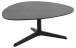 Couchtisch >Barnsley< in schwarz, Glas-Keramik, Stahl - 84x34x77cm (BxHxT)