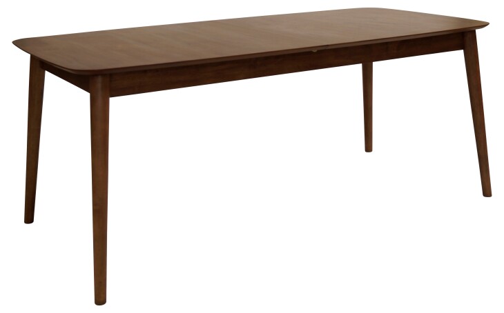 Kulissen-Esstisch >Montreux< in Walnuss, MDF, Rubberwood - 180x75x90cm (BxHxT)