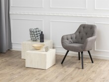 Satztisch >Dice< (2-teilig) in travertin, MDF - 58x40x58cm (BxHxT)