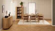 Armlehnstuhl >Addi< (2er-Set) in Braun, PU -...
