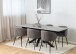 Esstisch >Heaven< in Grau, Glas, keramisch - 210x76x90cm (BxHxT)