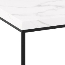 Couchtisch >Barossa< in weiss, MDF - 110x45x55cm (BxHxT)