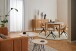 Esszimmerstuhl >Lucy< in Beige, Stoff - 48x79x53cm (BxHxT)