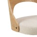 Esszimmerstuhl >Lucy< in Beige, Stoff - 48x79x53cm (BxHxT)