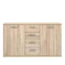 Sideboard >GLORIA< in Sonoma Eiche Dekor, 2...