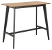 Bartisch >Roxby< in Eiche; schwarz, MDF, Rubberwood - 120x105x60cm (BxHxT)