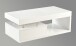 Couchtisch >2189< mit 2 Schubladen in Weiß Hochglanz, MDF - 120x43x60cm (BxHxT)
