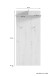 Garderobenpaneel >BEN< mit Ablage und 2 Haken, in Old-Wood-Optik 60 x 136 x 27 cm (BxHxT)