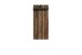 Garderobenpaneel >BEN< mit Ablage und 2 Haken, in Old-Wood-Optik 60 x 136 x 27 cm (BxHxT)