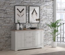 Sideboard >ILOPPA< mit 3 Schubladen und 2...