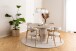 Holzstuhl >Addi< (2er-Set) in Beige, Stoff, Massivholz - 56x75,5x54cm (BxHxT)