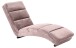 Chaiselongue >Slinky< in dusty rose, Stoff - 60x82x170cm (BxHxT)