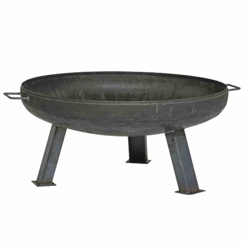 Feuerschale >378806< in anthrazit, Stahl pulverbeschichtet - 55x37x71cm (BxHxT)