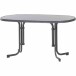 Klapptisch >252/< in anthrazit, Mecalit®-Pro, Stahl - 140x72x90cm (BxHxT)