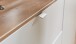 Wohnwand >Core< (3-teilig) in weiß matt / Artisan Dekor - 240x77x44 (BxHxT)