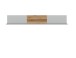 Wandboard >ALVERNO< in Asche/Coast Evoke Eiche Lamelle-Dekor - 160x24x20 (BxHxT)