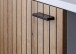 Wandboard >ALVERNO< in Asche/Coast Evoke Eiche Lamelle-Dekor - 160x24x20 (BxHxT)