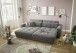Big-Sofa >BARURA Loveseat< mit 4 Kissen, Bezug Cord-Optik anthrazit "ash" - 292x90x194 (BxHxT)