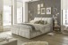 Boxspringbett >Valencia 180< 4x Bettkasten / Stauraum, inkl. Topper, Bezug Ivory cream, Liegefläche 180x200cm - Stellmaß 183x105x240cm (BxHxT)