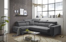 Ecksofa >SYDNEY< Elektrische Sitztiefenverstellung,...