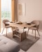 Couchtisch >CORTADO< ausziehbar bis 150cm, höhenverstellbar bis 72cm, in Coast Evoke Eiche Dekor - 110/150x56/72x65cm (BxHxT)