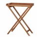 Tabletttisch >MINERA< in natur geölt, Akazienholz  - 45x99,5x80cm (BxHxT)