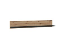 Wohnwand >Corte< (3-teilig) in Coast Evoke Eiche Dekor - 222x201x45 (BxHxT)